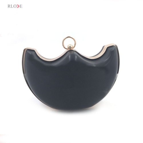 Trendy handmade design clutch bag box metal frame L-031