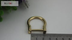 Custom handbag hardware detachable D ring for women leather bag RL-DR004-20MM