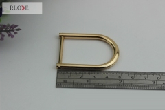 Zinc alloy gold color removable metal d ring strap buckle RL-DR039-28MM