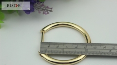 High Level Custom Detachable Screw Gold Metal D Ring Hardware RL-DR042-30MM