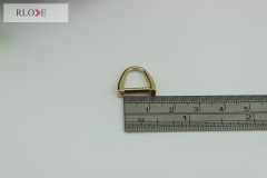Good quality plating 4 color handbag metal d ring RL-DR028-11MM