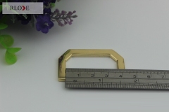Design Handbag Zinc Alloy Metal D Ring Buckle RL-DR043-38MM