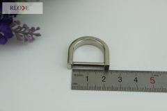 Custom zinc alloy 20mm d ring buckle for handbag RL-DR041-20MM