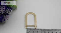 Bag making Accessories 20 mm gold metal detachable d ring buckle RL-DR011-20MM