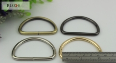 Customized size bag small fitting iron wire d ring RL-IDR023-50MM