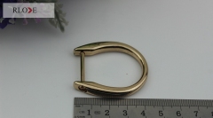 Fashion High Quality 22MM Metal Gold Plated Removable D Ring RL-DR006