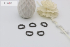 Metal Bag Hardware Colored 12.9MM Iron Metal D Ring For Handbags RL-IDR003-4F