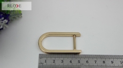 Bag making Accessories 20 mm gold metal detachable d ring buckle RL-DR011-20MM