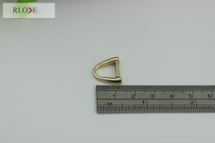 Good quality plating 4 color handbag metal d ring RL-DR028-11MM