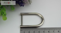 Reasonable price zinc alloy metal strap detachable d-ring buckle RL-DR053-28MM