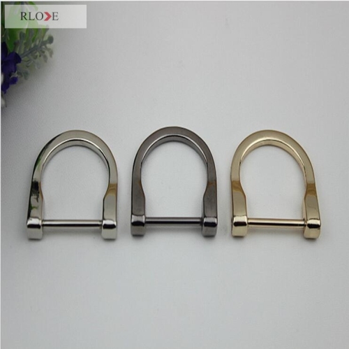 Wholesale detachable 25mm metal d ring for bag accessories RL-DR007