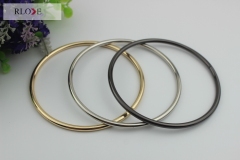 Iron material metal clasps o ring for handbags and purses RL-IOR001-100MM