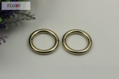 Durable zinc alloy nickel color handbag metal o ring RL-OR004-25MM