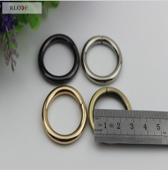 High Grade hanging plating gold purse iron metal o ring RL-IOR006-25MM