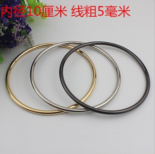 Iron material metal clasps o ring for handbags and purses RL-IOR001-100MM