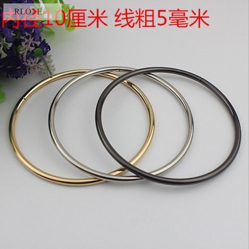 Iron material metal clasps o ring for handbags and purses RL-IOR001-100MM