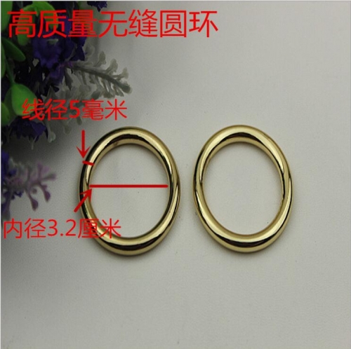 Cheap Price Nickel-Free Plated Bags Metal O Ring RL-OR003-32MM