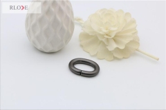 Cheap price 20mm gunmetal color iron metal oval ring for handbag RL-IOVR001-20MM