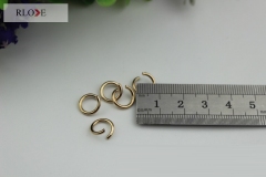 Bag Hardware Gold Color Metal Iron O Ring Buckle RL-IOR016-7MM