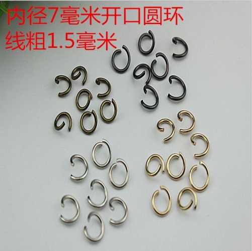 Bag Hardware Gold Color Metal Iron O Ring Buckle RL-IOR016-7MM