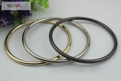 Factory direct high quality wire iron metal bag strap o ring RL-IOR020-100MM