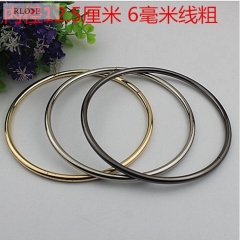 Fashion Handbag Metal Iron Welded Round O Ring RL-IOR022-125MM