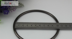 Factory direct high quality wire iron metal bag strap o ring RL-IOR020-100MM