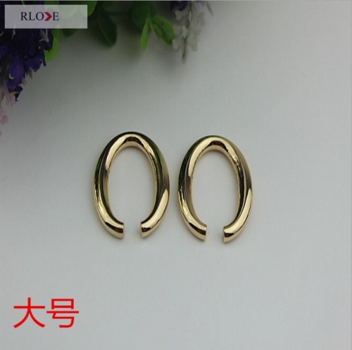 Custom good quality gold color open metal o ring RL-OR026-11MM