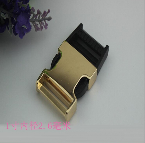 Fast delivery Curved plastic & metal side release buckle RL-FRMB07-25MM