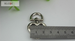 Customized 4 colors adjustable metal o spring ring buckle for bags RL-SPOR014-20MM