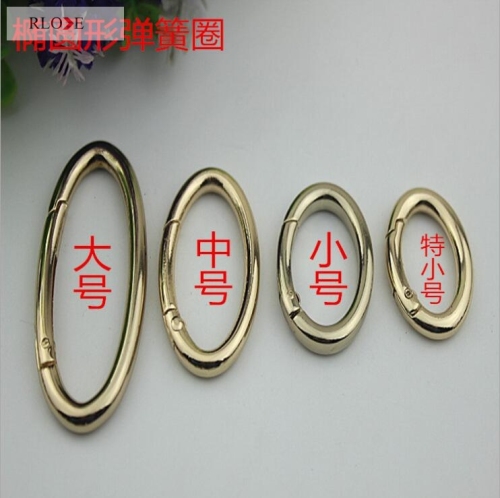 2019 Best Seller Various Size Oval Metal Snap O Ring Carabiner Hooks RL-SPOR015