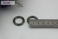 Round Carabiner Snap Clip Trigger Spring Key-ring Buckle for bag RL-SPOR003-16MM