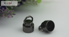 High End Handbag Accessories Drawing Metal Cord Stopper with Screw RL-LCP012