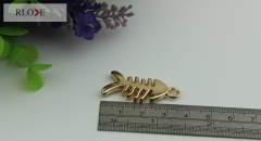 Shoes / handbag hardware small fish zipper pendant tag RL-LCP036