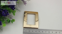 Metal light gold silver shoes square buckle RL-SB03