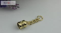 No.6 Decorative hardware handbag metal chain with bell pendants RL-LCP021