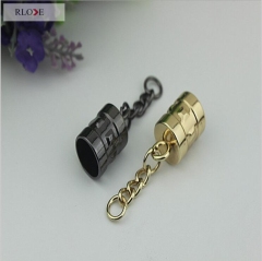 No.1 Hot selling gold bag metal chain accessories bell pendants with tassel RL-LCP024