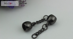No.5 Purse hardware accessories chain tassel metal charms pendant RL-LCP019