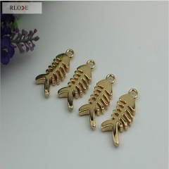 Shoes / handbag hardware small fish zipper pendant tag RL-LCP036