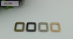 Custom nickel color square metal buckles for handbag RL-SB017-20MM