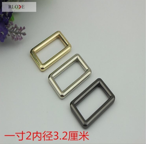 High quality bag gold metal square buckles RL-SB015-32MM