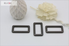 High-grade gunmetal color square metal belt buckle for handbag RL-SB021-37MM