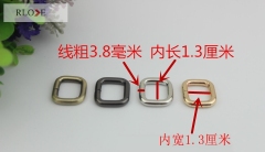 Wholesale factory custom handbag iron wire metal square buckles RL-ISB012-13MM