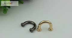 Luxury Handbag Hardware Light Gold Metal Arch Bridge RL-ABG011-13MM