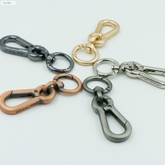 Factory wholesale top quality metal key-ring snap hook for handbag RL-SP020