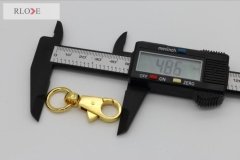 Small round shape bottom metal snap hooks for bag RL-SP005