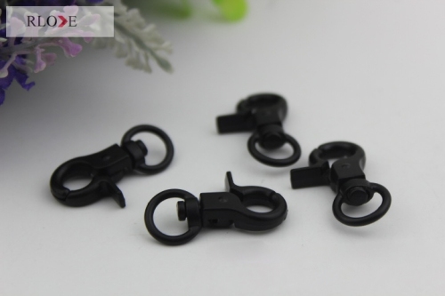 Electrophoresis Black Small Lobster Claw Clip Trigger Hooks RL-SP027-C