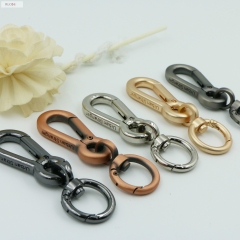 Factory wholesale top quality metal key-ring snap hook for handbag RL-SP020