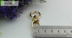 Gold metal dog buckle adjust lanyard snap hook RL-SP043