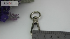 Multi-color zinc alloy material bag spring snap hook for leather strap RL-SP039
